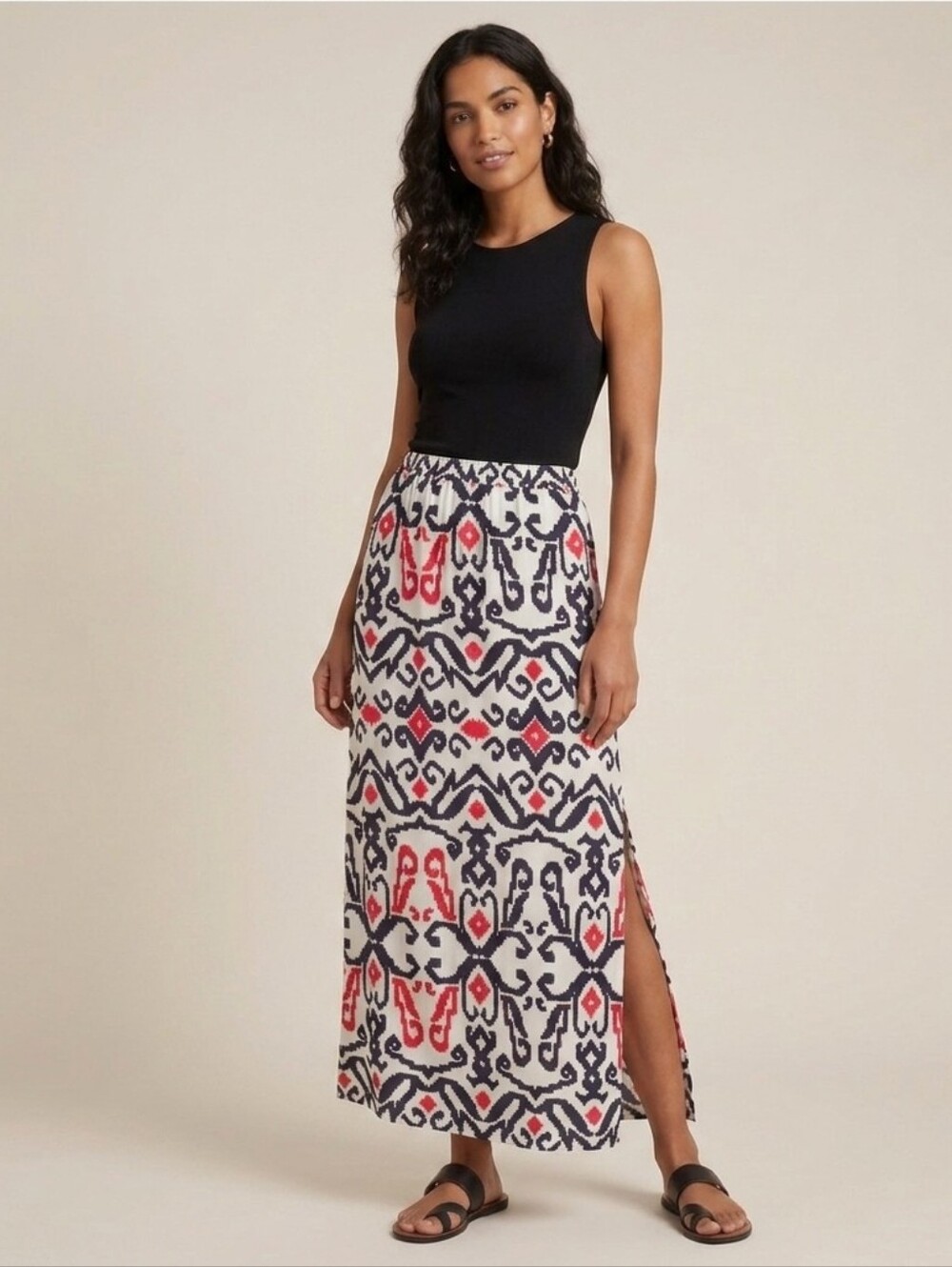 Tommy Hilfiger Print Maxi Skirt - Picture 1 of 10